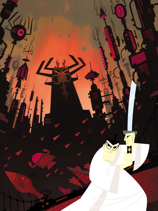 Samurai Jack Awesome Cartoon Art Print Poster