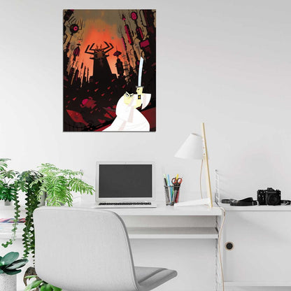 Samurai Jack Awesome Cartoon Art Print Poster