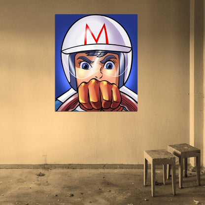 Speed Racer Mach GoGoGo Anime Manga Wall Print Poster