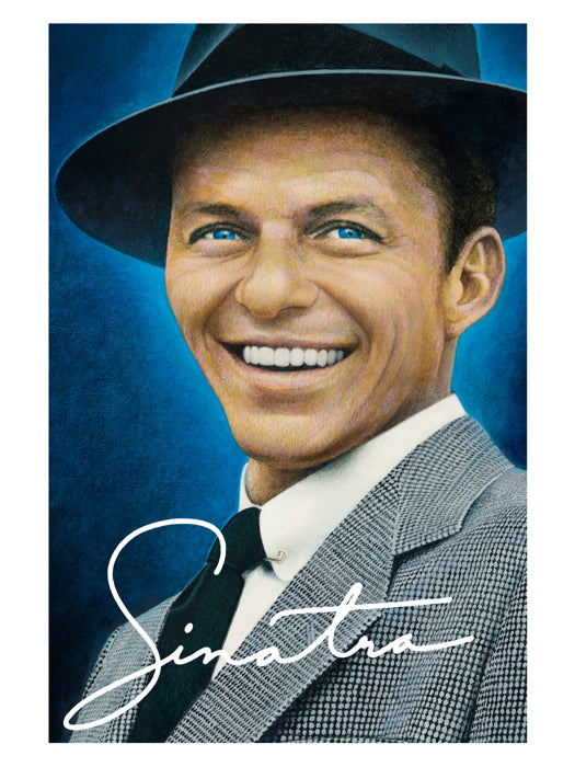 Frank Sinatra Painting Art Portrait Singer Music Wall Print Poster