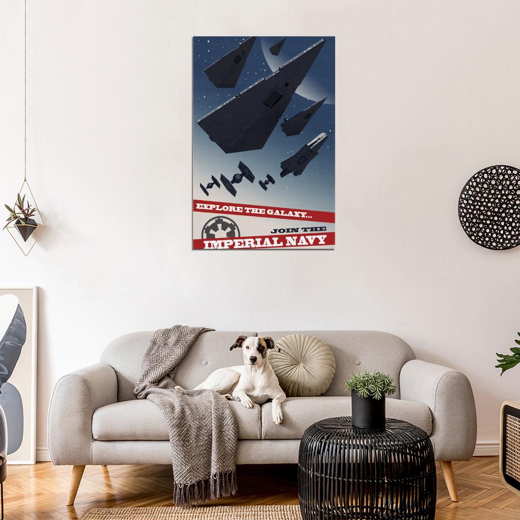 Imperial Navy Starfleet Propaganda Star Wars Art Print Poster