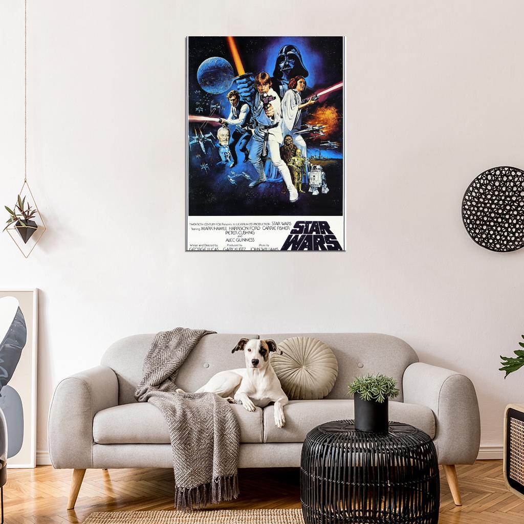 Star Wars Movie Vintage Wall Print Poster