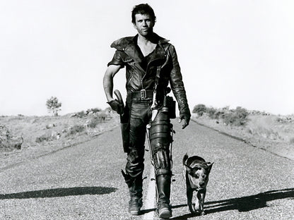 Mad Max Road Dog Mel Gibson Vintage Movie 1979 Wall Print Poster