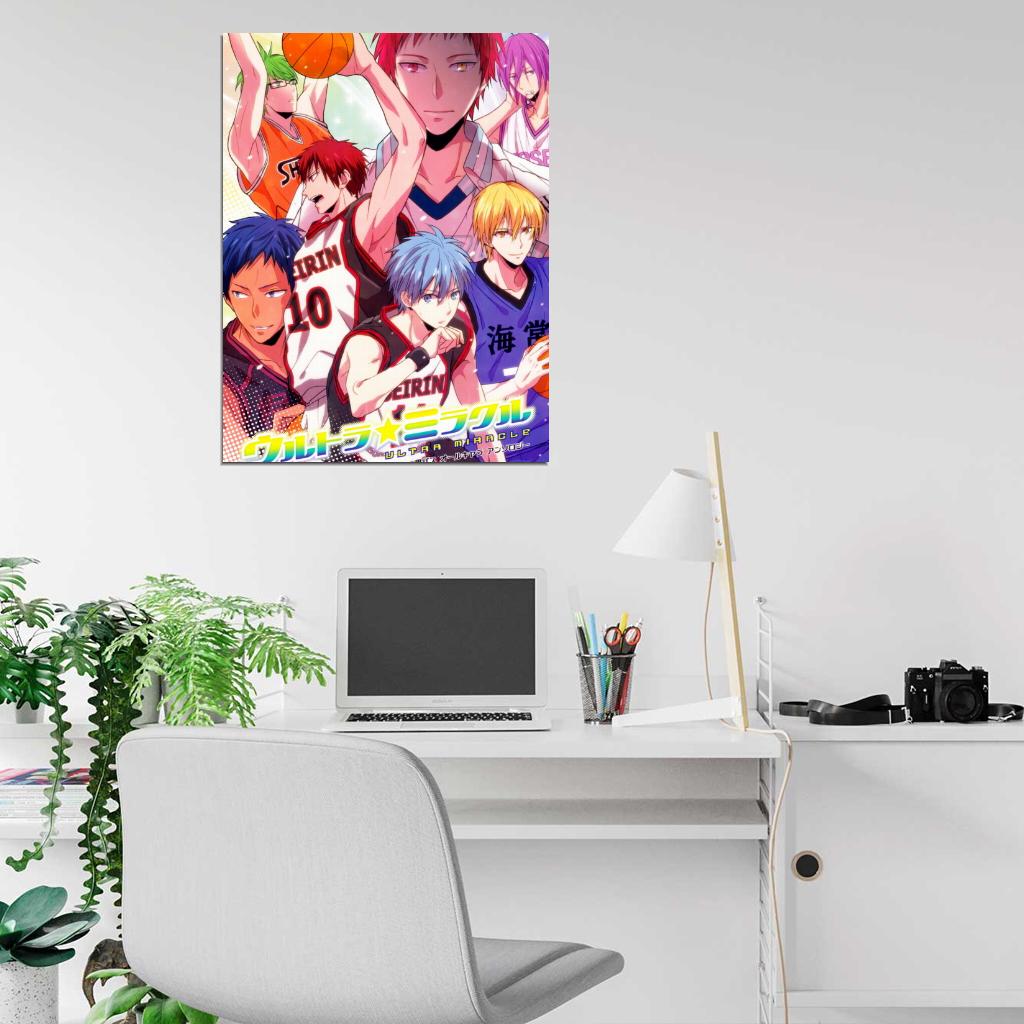 Kuroko no Basuke Team Characters Kuroko's Basketball Anime Manga Art Print Poster