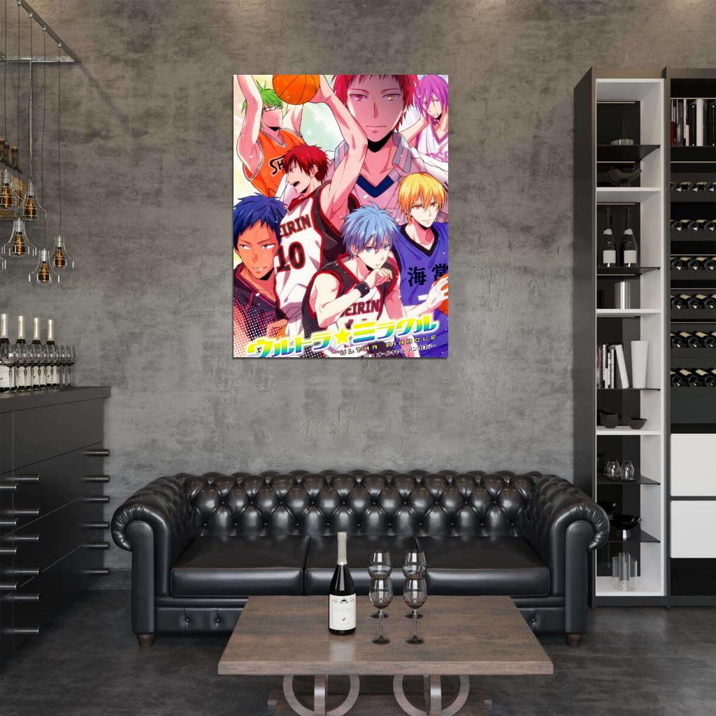 Kuroko no Basuke Team Characters Kuroko's Basketball Anime Manga Art Print Poster