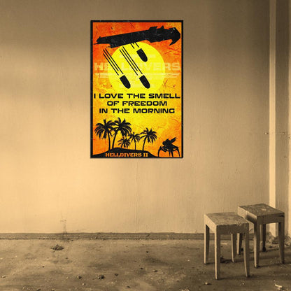 Helldivers 2 Game Apocalypse Now Vietnam War Propaganda Vintage Retro Art Room