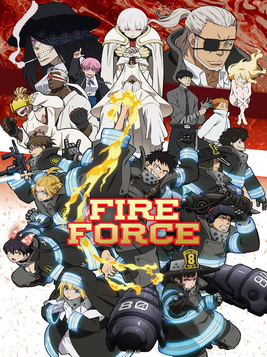 Designomite! Fire Force Hot Anime Manga Art Print Poster