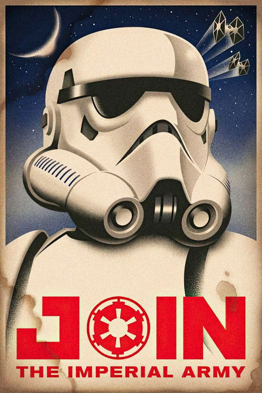 Join Imperial Army Stormtrooper ST Empire Star Wars Propaganda Vintage Retro Wall Art Decor PRINT POSTER