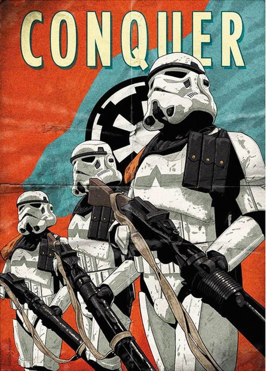 Stormtroopers Imperial Empire Star Wars Propaganda Army Vintage Retro Wall Art Decor PRINT POSTER